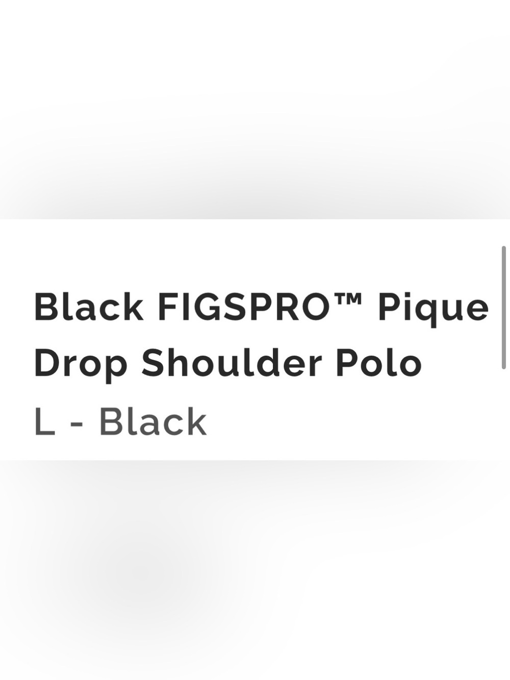 FIGSPRO- Drop Shoulder Polo Top - Picture 8 of 8